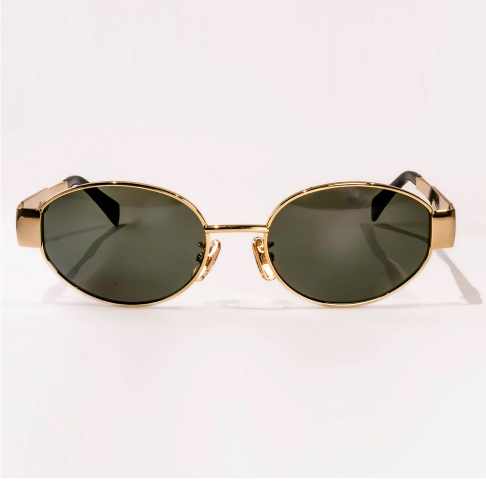 Gold and Black Sunglasses